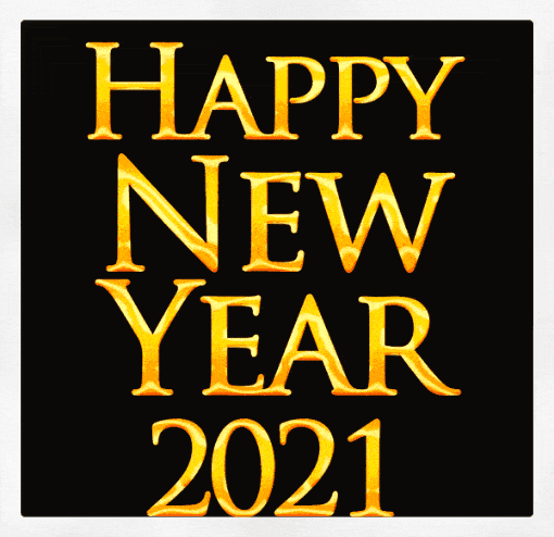 Happy New Year 2021 napis